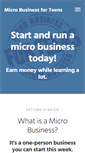 Mobile Screenshot of microbusinessforteens.com